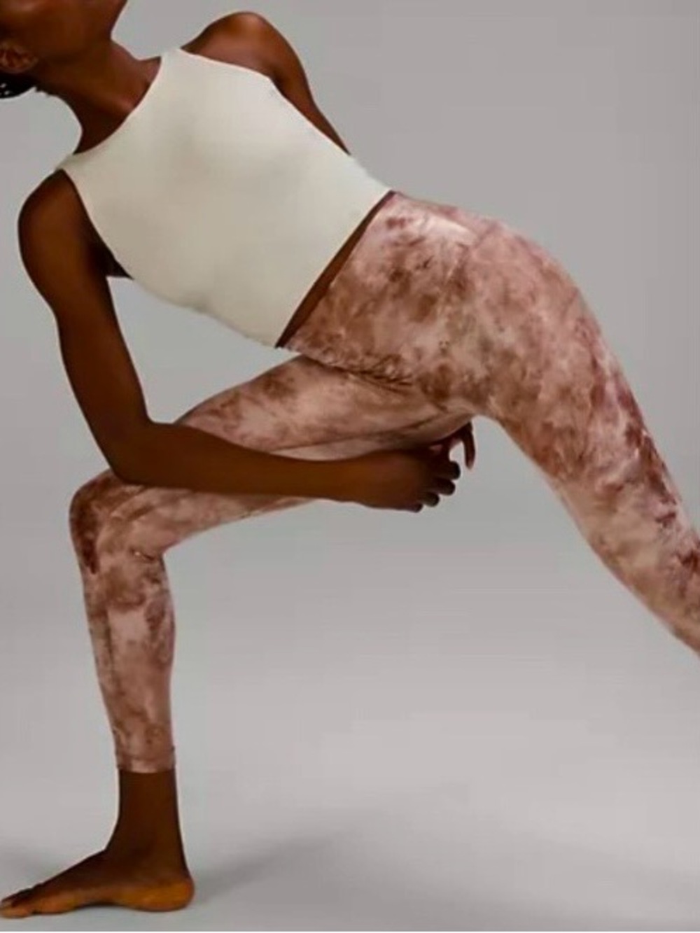 Lululemon tie dye “shine” high rise pants